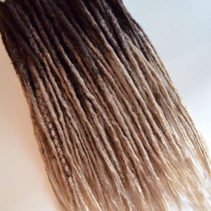 Synthetic dreads extensions. Double ended Ombre dreadlocks