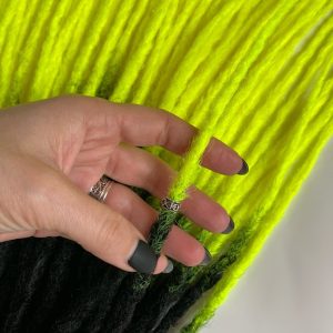 Synthetic dreads extensions. Double ended Neon dreads, Ombre dreadlocks