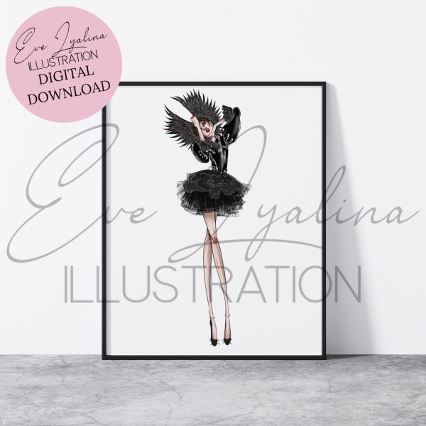 Illustration of a ballerina