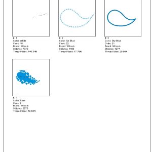 Fsl Paisley Machine Embroidery Design