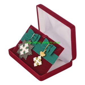Badge and star of the Order of Saint Mauritius and Lazarus. Italy. Dummies, copies