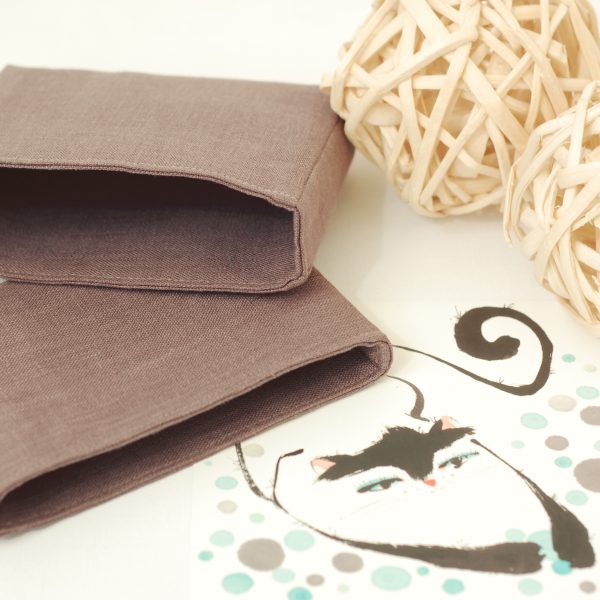 Constance 24 linen purse insert, set of 2 organizers