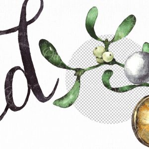 Сhristmas wreath clipart. Happy holidays frameBlessed wreath