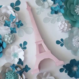 papercraft eiffel tower