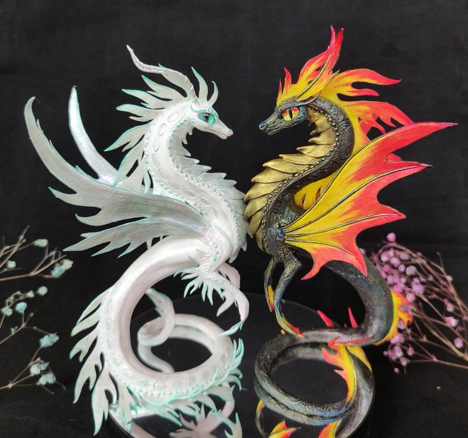 Custom Handmade Dragon outlet Outdoor Wedding Cake Topper