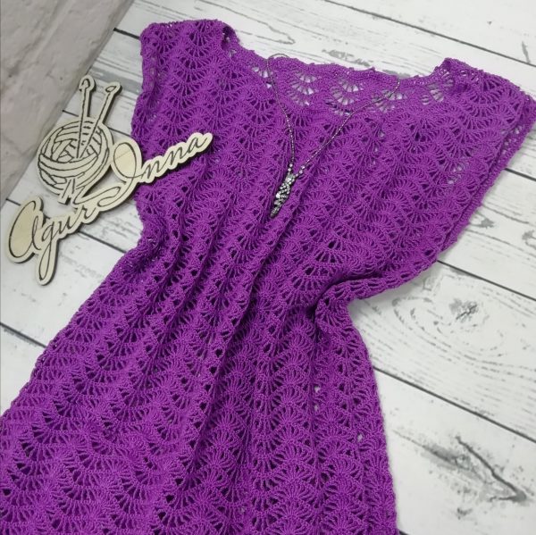 Purple top crochet