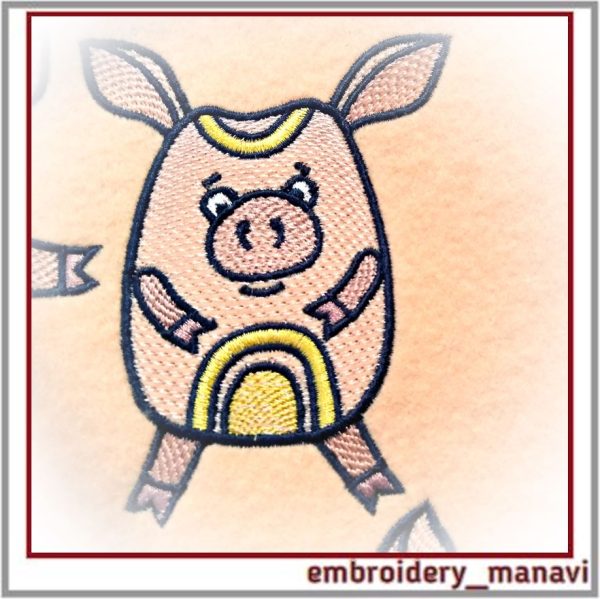 Machine_embroidery_design_for_child_Cheerful_pig