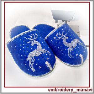 In-the-hoop-Home-slippers-machine-embroidery-design