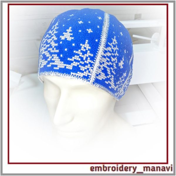 In-the-hoop-Hat-cross-stitch-Machine-embroidery-design