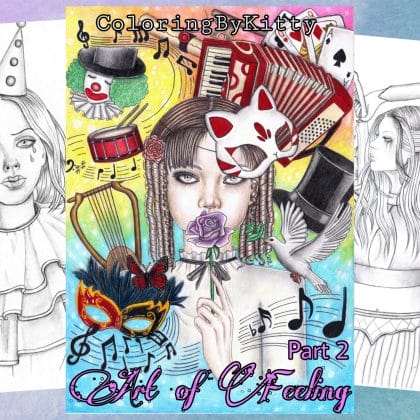 Pdf coloring book "The Art of Feeling Part 2"