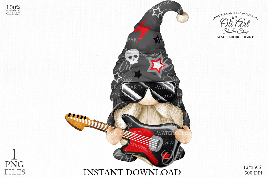 rock star guitar clip art