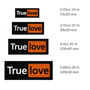 Love Embroidery Design, porn pornhub logo file dst pes, 4 sizes
