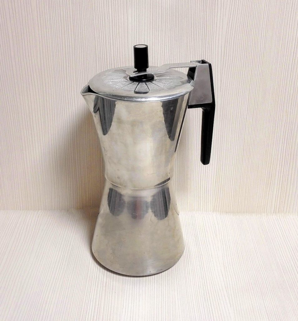 Vintage Soviet Cupronickel Coffee and Tea Pot.Old Coffee Pot