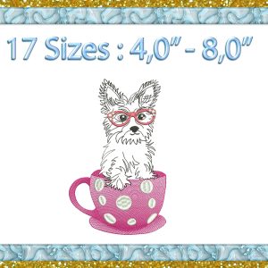 Pet machine Embroidery design Instant Download
