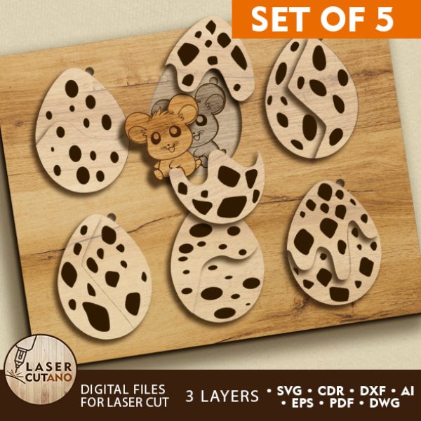 EGGS PUZZLE for Kids Animals Puzzle Kit