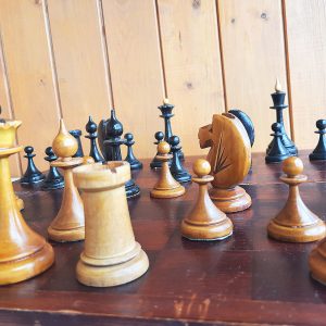 Russian antique wooden chess 1959 – 63 years old chess set vintage