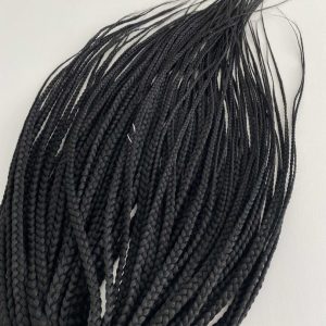 Synthetic braids extensions. DE Black braids