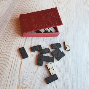 Travel pocket domino vintage – Soviet Ukraine Odessa made game gift