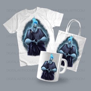 Cartoon villain Hades illustration