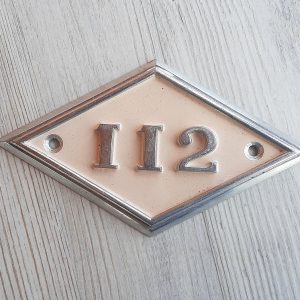 apartment address number plaque 112
