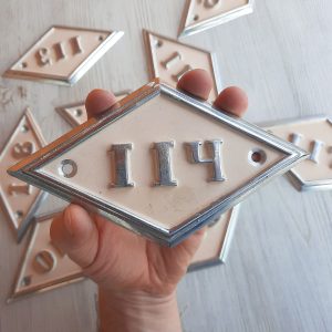 address number plaque 114