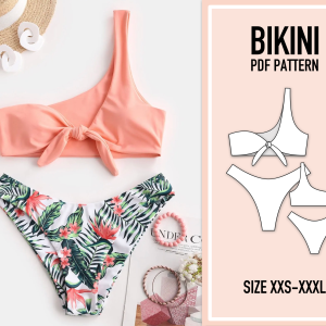 Swimsuit pattern xxs/xs/s/m/l/xl/xxl/xxxl. Sewing pattern. Bikini pattern  PDF. - Crealandia