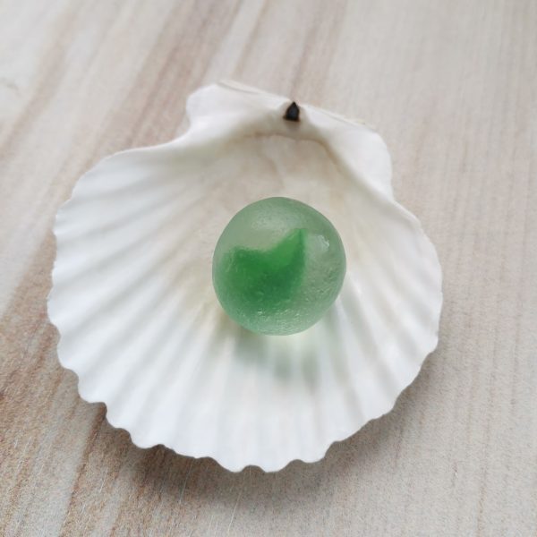 Genuine sea glass marble WT15