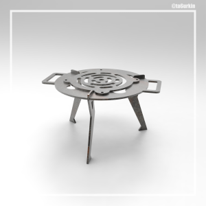 Sheet Metal Plans Drawings Bonfire Grate 1 (DXF, PDF)