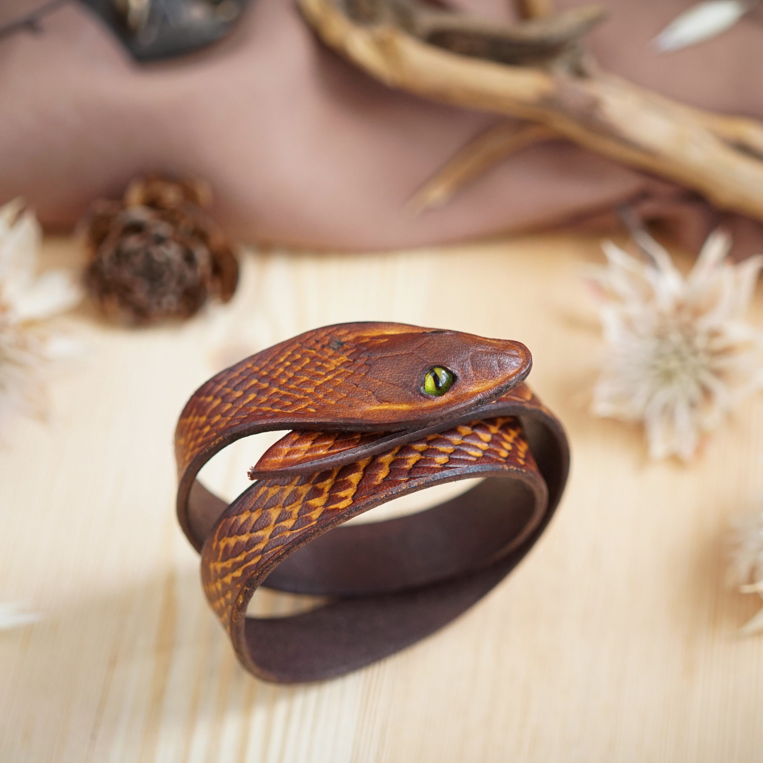 Rosegold Snake Bracelet – zahana