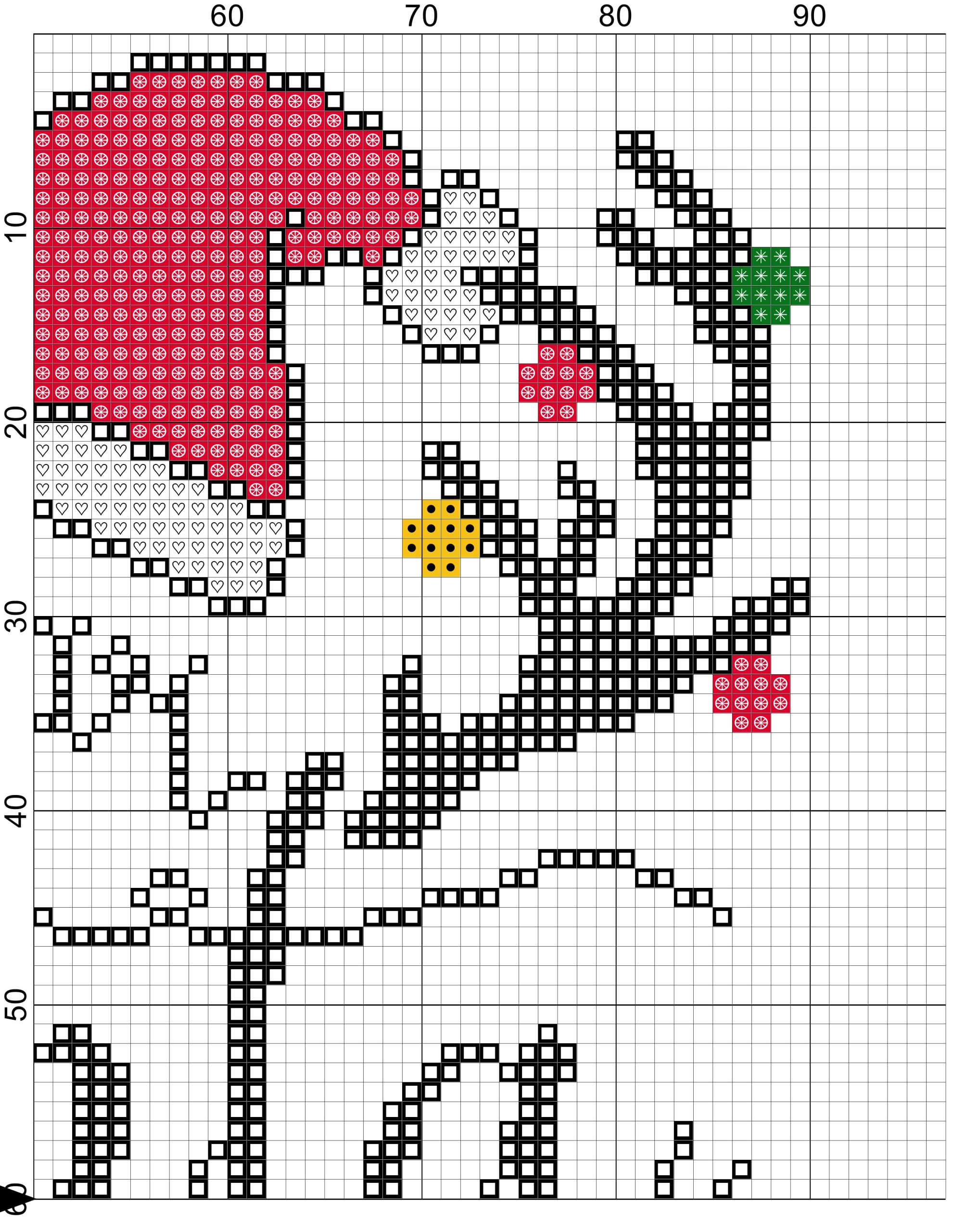 Free Christmas cross stitch (70 + pdf patterns) 