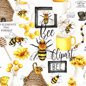 Bumble Bee Gnomes Digital Stamp Bee Gnomes Png Gnome Clipart 