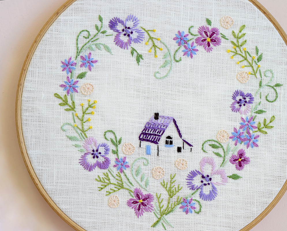 Floral Farm Friends - Hand Stitch Embroidery Transfer Pattern