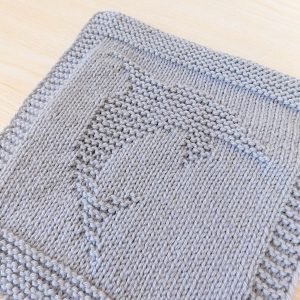 Home 486 Knitting pattern square with dolphin, Knit washcloth, Dishcloth