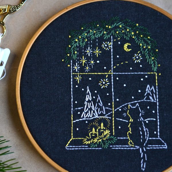 Christmas hand embroidery pattern NaiveNeedle