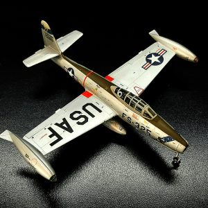 Republic F-84G Thunderjet | Scale model of aircraft | Handmade scale model