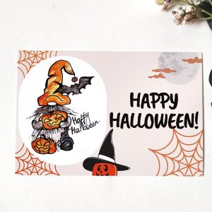 Halloween postcard