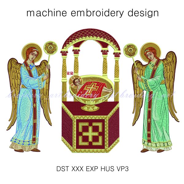 Lamb of God machine embroidery design