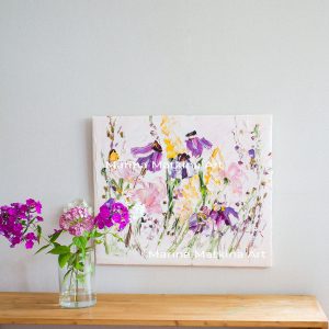 textured painting modern decor for living room