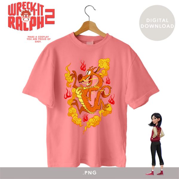 Mulan Mushu T-Shirt cosplay