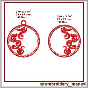 In the hoop Christmas toy cookies machine embroidery design.