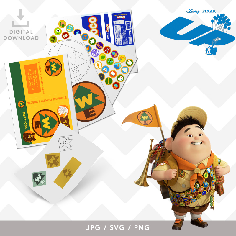 concierto Posible Pence Disney Pixar Up - Russell Wilderness Explorer costume pack