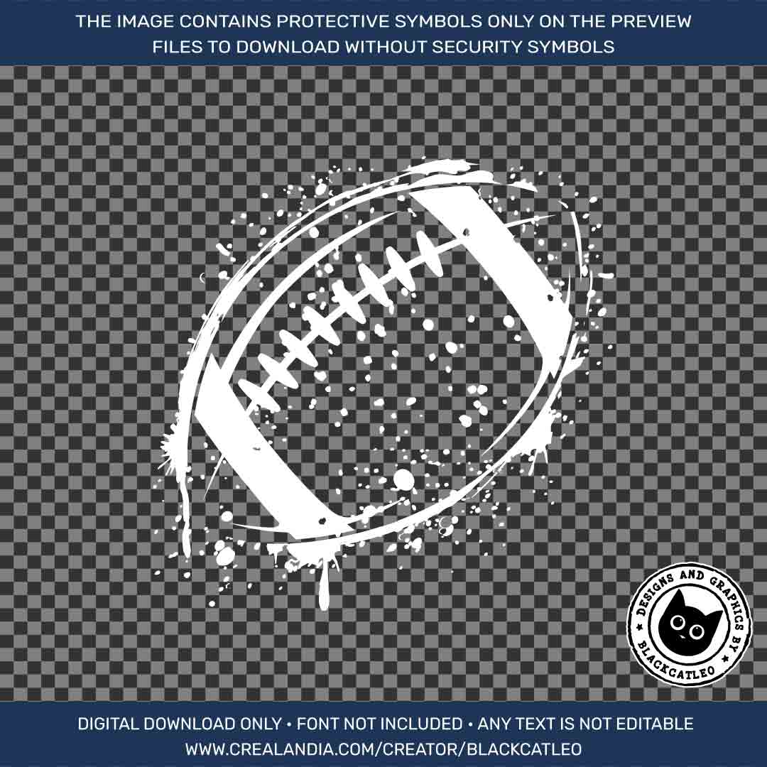 American football ball grunge white t shirt design svg, png, dxf, eps 3 american football ball