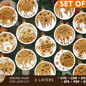 CHRISTMAS Toy Bundle Set Of 15 Ornaments