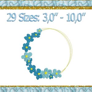 Flower Frame Floral Wreath