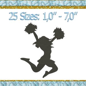 Home 388 Cheerleader Embroidery Design