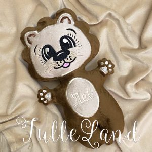 Plush Lion Baby Stuffed Animal toy ITH Pattern in The Hoop Machine embroidery design