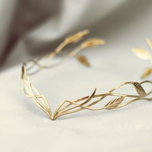 Wedding elven tiara – branches and leaves – for elves and fairies Artanis