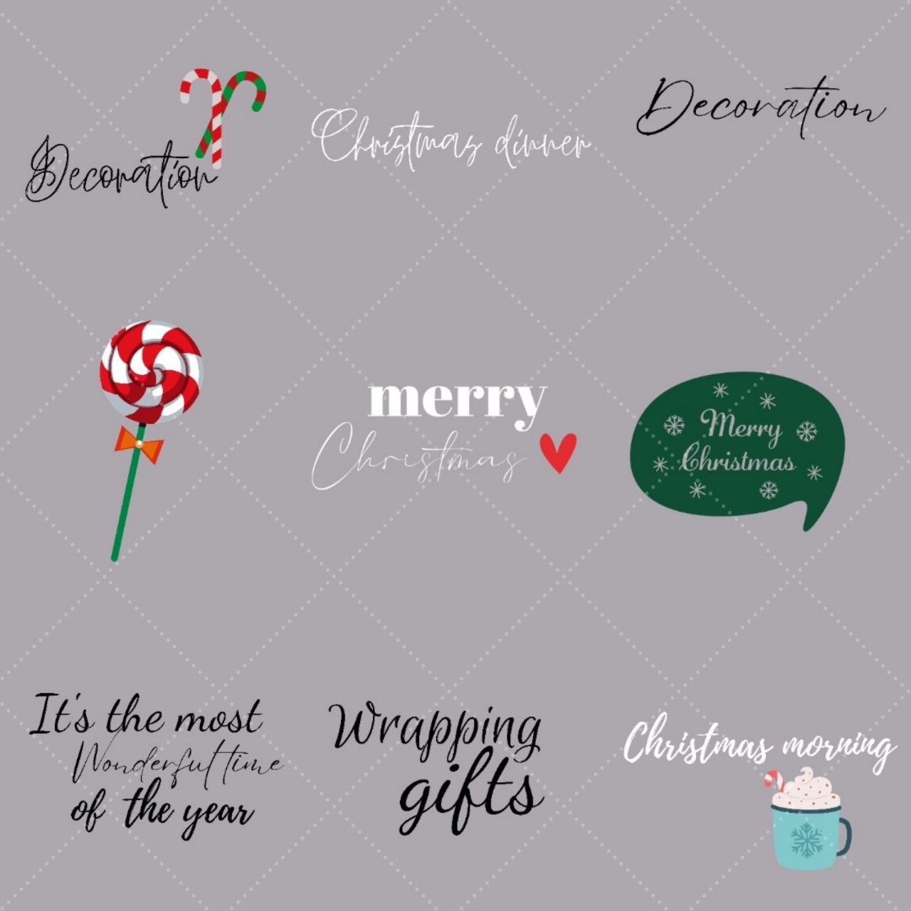 merry christmas instagram story stickers 4