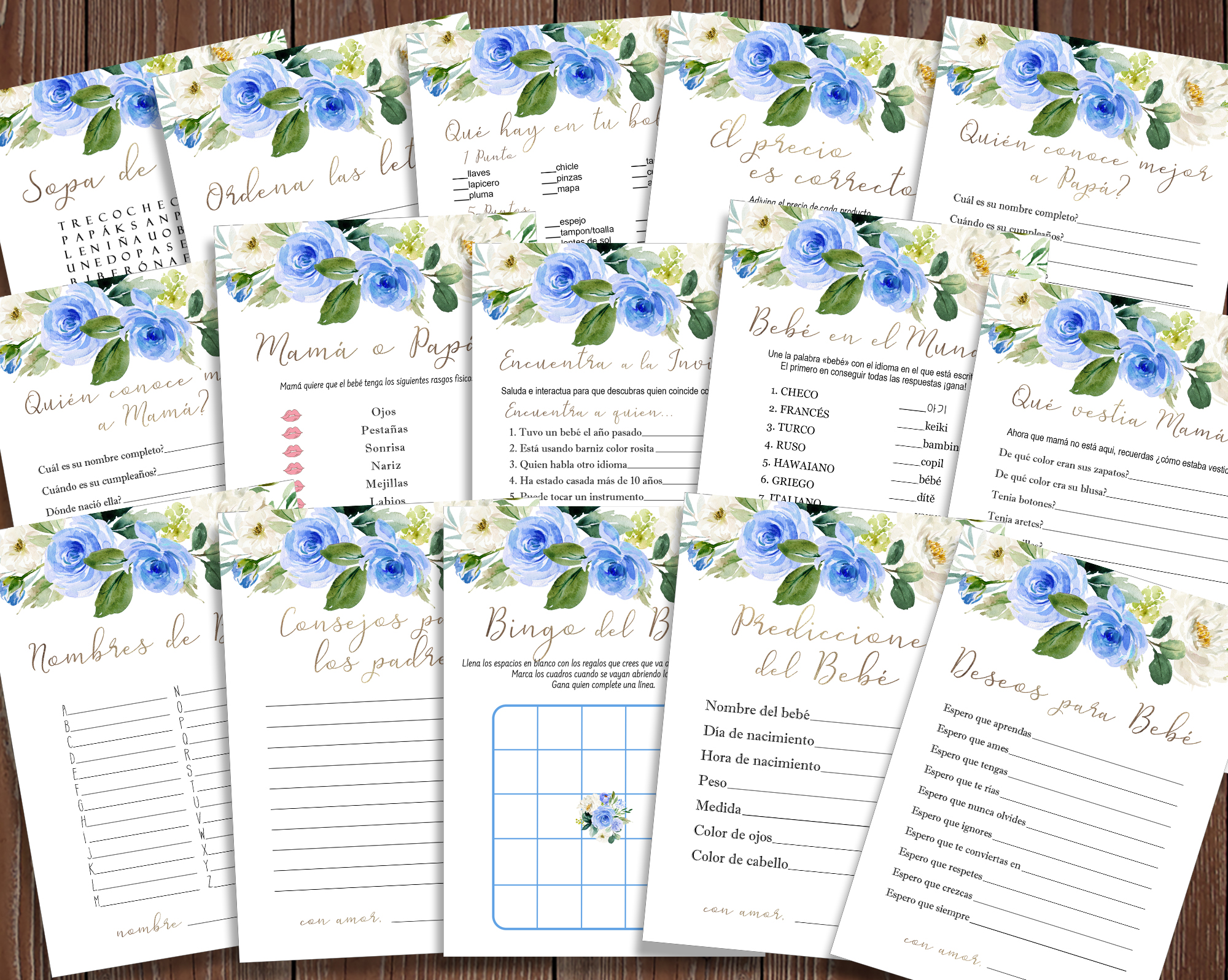 Crown Princess Baby Shower Games, Printable Games, Baby Games Pack, Instant  download - Crealandia