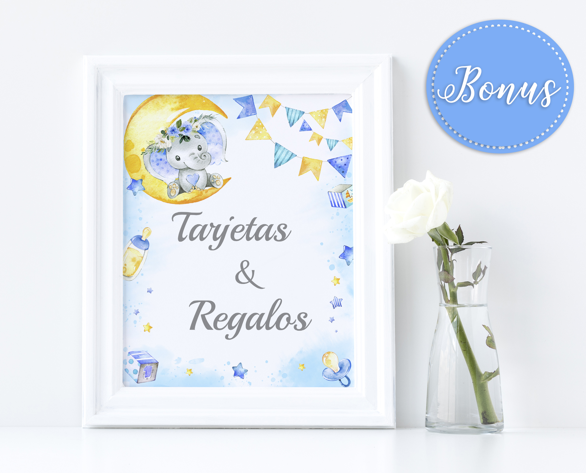 Diaper Raffles Spanish Rifas Para Pañales Baby Shower in 